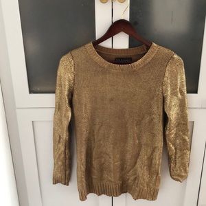Rock and Republic Gold Sweater